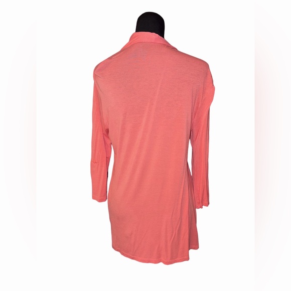 🆕💜 Women’s Coral Drape Cardigan M Lightweight - Picture 3 of 8